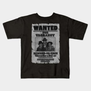 VINTAGE -  WANTED The Three Stooges Kids T-Shirt